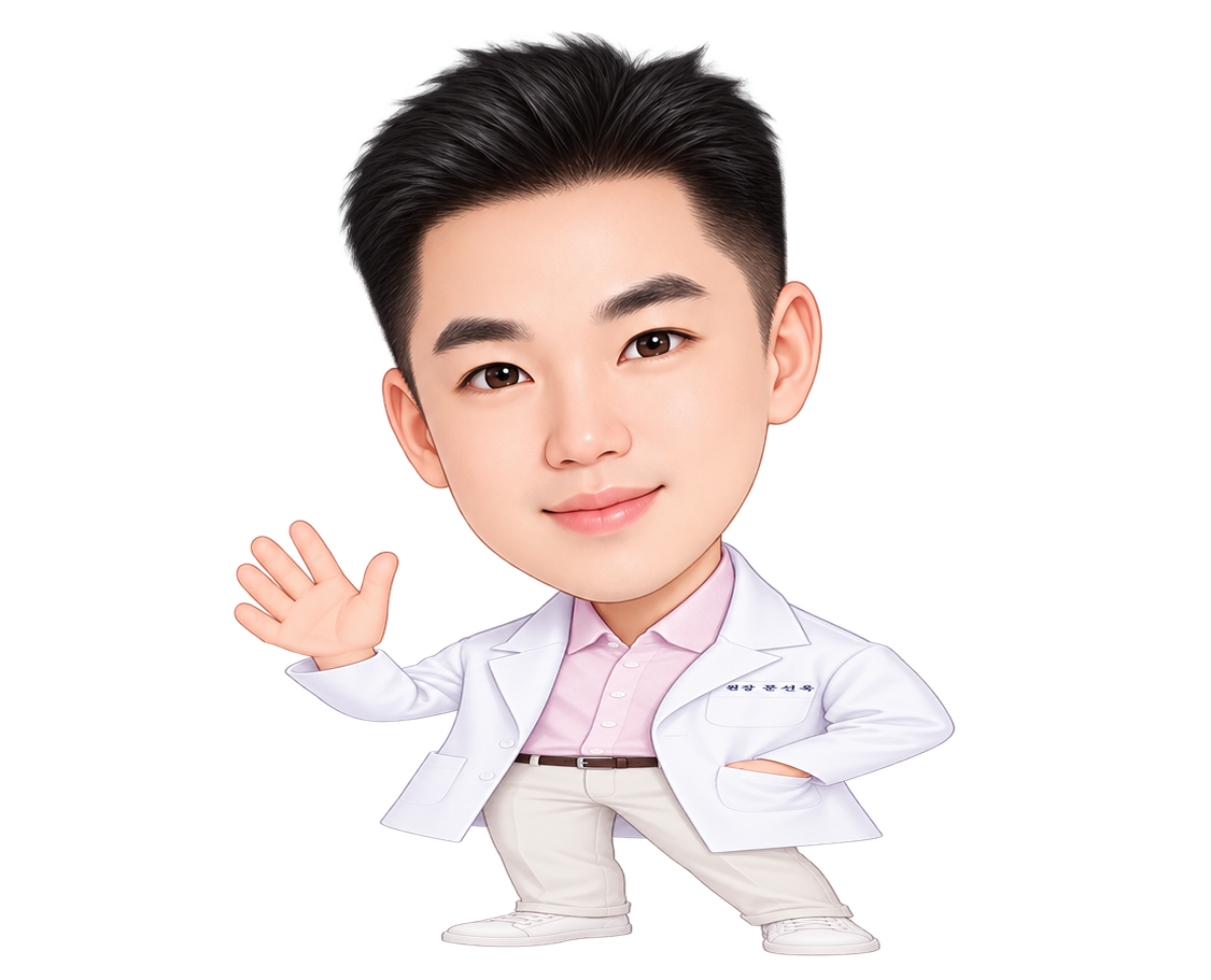 文院长短发招手卡通形象抠图